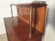 Antique Victorian Mahogany Chiffonier Bookcase With Silk Lined Brass Grilles 1800-1899 photo 2