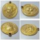 Stunning Old 22k Gold Pendant Roman King Face Roman photo 1