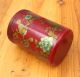 Chinese Dynasty Wood Lacquerware Magpies Plum Flower Palace Brush Pot Pencil G Vases photo 3