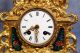 French Figural Bronze Dore Ormolu Gilded Clock 19th Century Clocks photo 2
