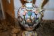 Antique French Painted Mythology Neptune Porcelain Old Majolica Mermaids Cherubs Lamps photo 1