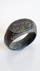 P9: Authentic Ancient Roman Empire Bronze Ring Jewelry Artifact Roman photo 2