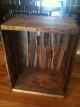 8 Medium Stained Rustic Wood Crates/ Boxes.  Hand Made Boxes photo 1
