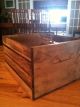 8 Medium Stained Rustic Wood Crates/ Boxes.  Hand Made Boxes photo 2