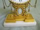 E.  F.  Caldwell Gilt Bronze Jasperware Neo - Classical Marble Mantle Clock As - Is Clocks photo 3