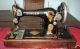 Antique 1925 Singer Sewing Machine Model 128 Aa482846 With Knee Bar Light Case Sewing Machines photo 2