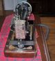 Antique 1925 Singer Sewing Machine Model 128 Aa482846 With Knee Bar Light Case Sewing Machines photo 3