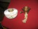 Hinks & Son ' S Duplex 2 Hollow Wick With Milk Glass Font With Peg Lamps photo 1