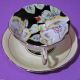 Dw Paragon Black And Yellow Tea Cup And Saucer Hand Painted Magnolia Beauty Cups & Saucers photo 6