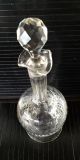 Edwardian/victorian Pall Mall Globe & Shaft Decanter Cut & Etched Glass Other Antique Glass photo 1