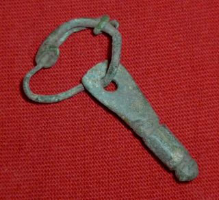 Viking Ancient Artifact - Bronze Amulet / Pendant Circa 700 - 800 Ad - 1928 - photo