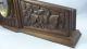 Fine French Art Nouveau Art Deco Desk Barometer Wood With Floral Scrimshaw Barometers photo 1