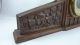 Fine French Art Nouveau Art Deco Desk Barometer Wood With Floral Scrimshaw Barometers photo 2