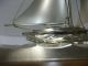 The Sailboat Of Silver Of The Most Wonderful Japan.  A Japanese Antique. Other Antique Sterling Silver photo 5