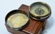 Victorian Queen Poem Compass Brass Compass Marine Compass With Wood Box Compasses photo 3