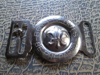 Boy - Scouts - Buckle From White Metal/belguim photo