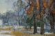 American - Jersey Impressionist Oil Painting By Frank Zuccarelli / Winter Barn Arts & Crafts Movement photo 4