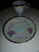 Norleans Japan Mother Tea Cup And Saucer/plate With Flowers,  Mothers Day Cups & Saucers photo 1