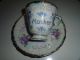 Norleans Japan Mother Tea Cup And Saucer/plate With Flowers,  Mothers Day Cups & Saucers photo 2