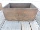 Antique Wood Box Crate,  Tall Cans,  Oil Bottles,  Sign Advertising Boxes photo 1