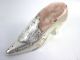 Antique Jennings Brothers Shoe Pin Cushion Jb 515 Tribune Tower Chicago Silver Pin Cushions photo 1