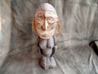 Tribal Sepik Carving,  Korwar Ancestor Figure,  Papua Guinea photo