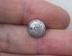 Silver Button Tudor Rose Design 17th Century Metal Detecting Find. Buttons photo 2