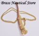 Bosun Call Pipe Whistle With Chain Brass Copper Us Navy Reproduction Gift Bells & Whistles photo 1