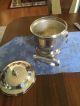 Vintage Ice Bucket Poole Silver Plate Lions Head Handles With Lid And Tongs Other Antiquities photo 2