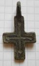 Viking Period Bronze Cross 1100 - 1300 Ad Vf, Viking photo 3