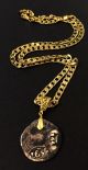 $525 Spanish Shipwreck Coin Copper Ancient Pendant 18kt Gold Gp Pirate Necklace Other Antiquities photo 1