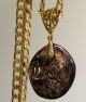 $525 Spanish Shipwreck Coin Copper Ancient Pendant 18kt Gold Gp Pirate Necklace Other Antiquities photo 7