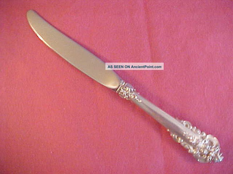 Wallace Grande Baroque Hollow Knife Sterling,  1941 Sterling Silver Flatware & Silverware photo