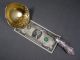 Towle Sterling Silver & Gold Wash Soup Ladle Old English Pattern 1892 Flatware & Silverware photo 7