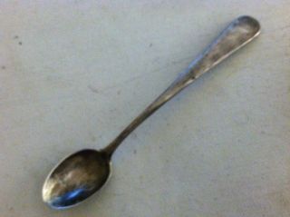 S Kirk & Son Sterling Silver Old Maryland Plain Baby Infant Feeding Spoon No Mon photo