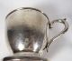 Antique Dutch Netherlands Hammered Silver Glass Cup Gerr Huisman 69 Grams Cups & Goblets photo 5