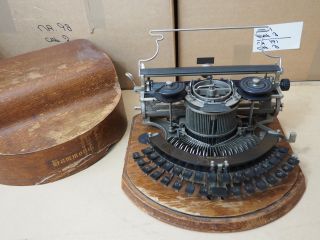 Antique Typewriter Hammond 2 Ideal W/ Case Ecrire Escribir Scrivere photo