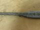 A Rare Decorated 18th C England Wrought Iron Tasting Spoon Great Old Surface Primitives photo 3