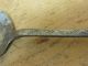A Rare Decorated 18th C England Wrought Iron Tasting Spoon Great Old Surface Primitives photo 6