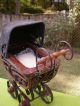 Vintage Wicker Metal Baby Doll Carriage Pram Stroller Buggy Bassinet Victorian Baby Carriages & Buggies photo 2