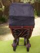 Vintage Wicker Metal Baby Doll Carriage Pram Stroller Buggy Bassinet Victorian Baby Carriages & Buggies photo 4
