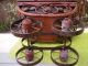 Vintage Wicker Metal Baby Doll Carriage Pram Stroller Buggy Bassinet Victorian Baby Carriages & Buggies photo 6