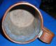 Antique Copper Drinking Cup Tin Lined Early Other Antique Home & Hearth photo 8