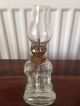 Vintage Glass Oil Lamp Boot Boxed Made In Hong Kong 20th Century photo 2