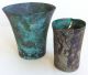 Antique Inca Chimu Silver Copper Kero Cup Estate Find The Americas photo 4