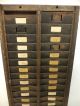 Antique Office Time Card Or Punch Card Wood Storage Rack Other Mercantile Antiques photo 5