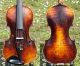 Vintage Czech Violin Label.  Karel Pilar,  Hradec K.  Tone - Mellow,  Mature String photo 1