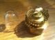 Antique Brass Opium Oil Lamps W/original Glass Shades Made In Hong Kong. Other Chinese Antiques photo 5