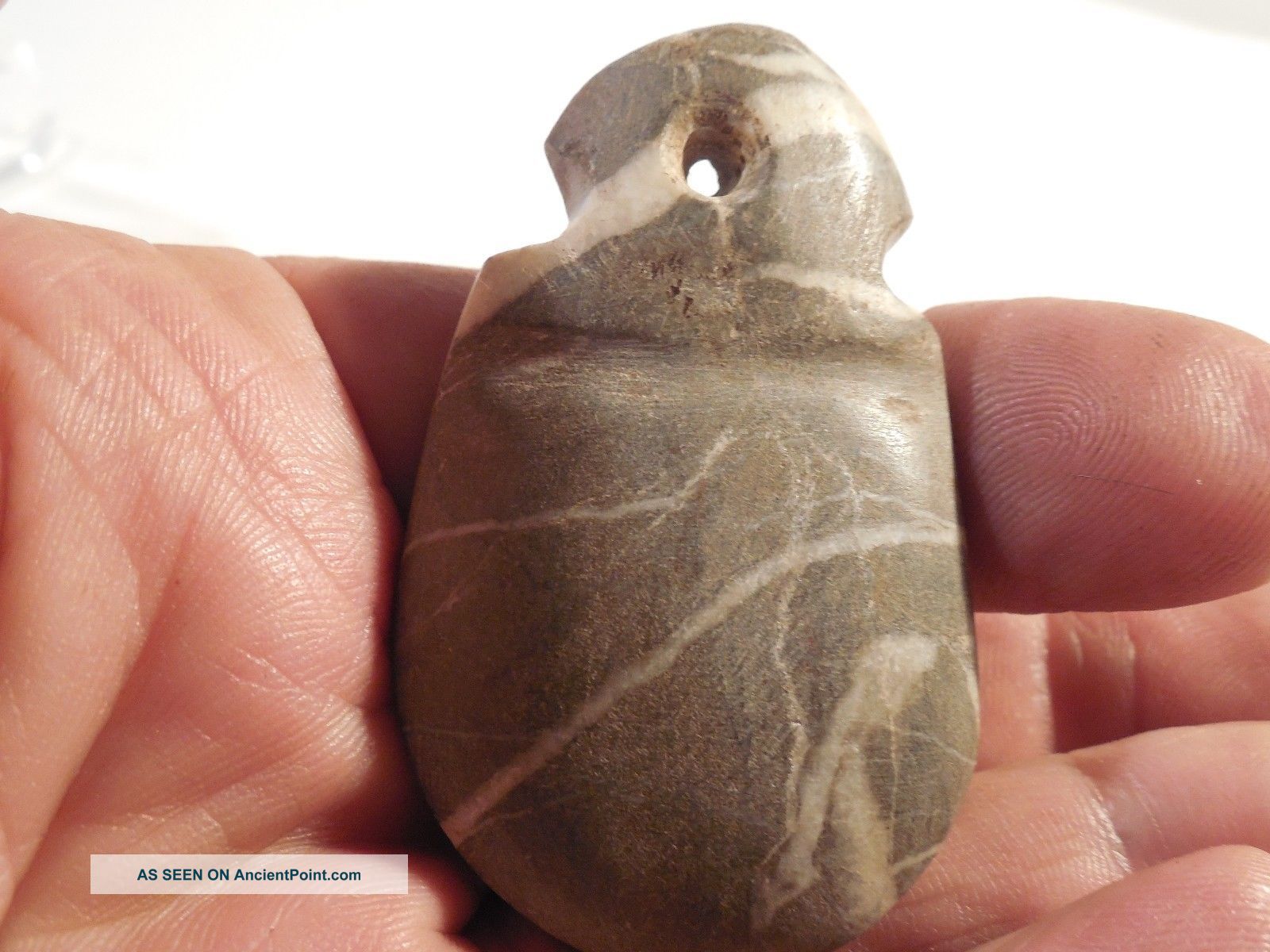Nicoya Stone Ax Pendant Costa Rica Pre - Columbian Ancient Artifact Mayan Nr The Americas photo