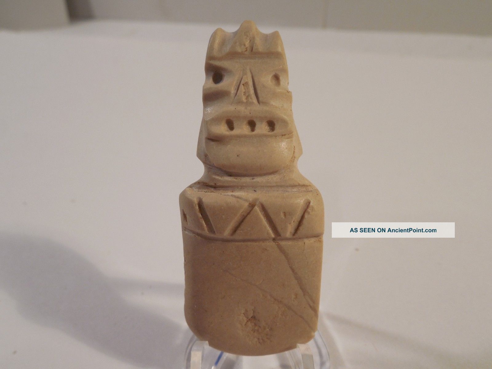 Nicoya Axe God Pendant Rare Style Pre - Columbian Archaic Ancient Artifact Mayan The Americas photo